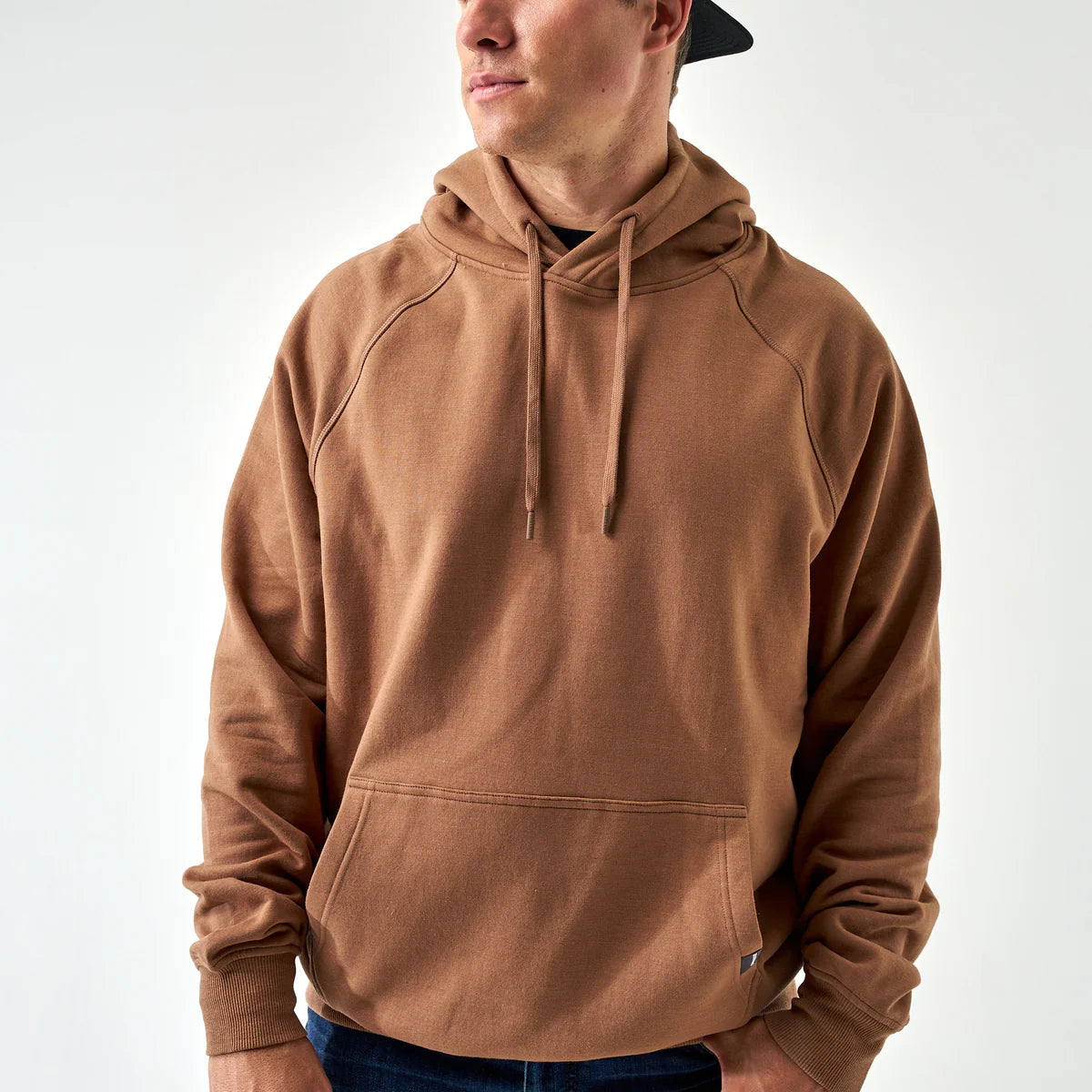 Fleece Hoodie - Brown