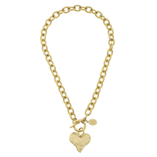 Heart Toggle Necklace - Susan Shaw