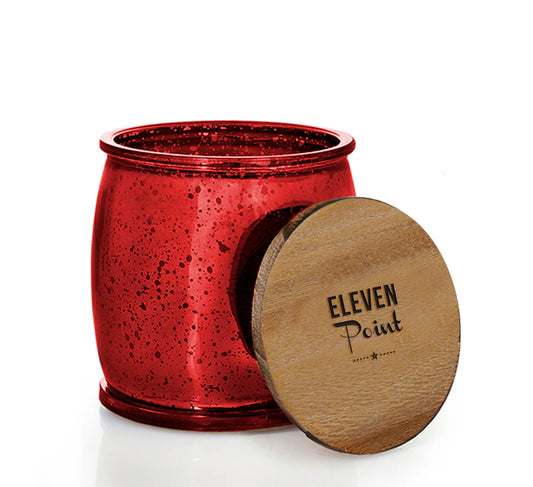 Mercury Barrel Red Candle