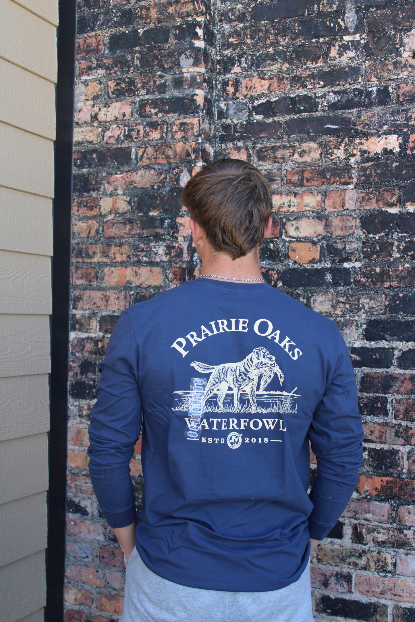 Prairie Oaks Long Sleeve Tee - EST Navy