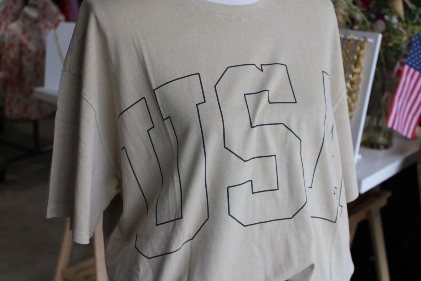 USA Oil Oversized Tee