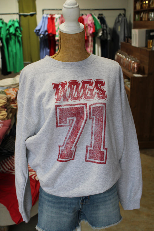 Arkansas 71 Player Sweatshirt