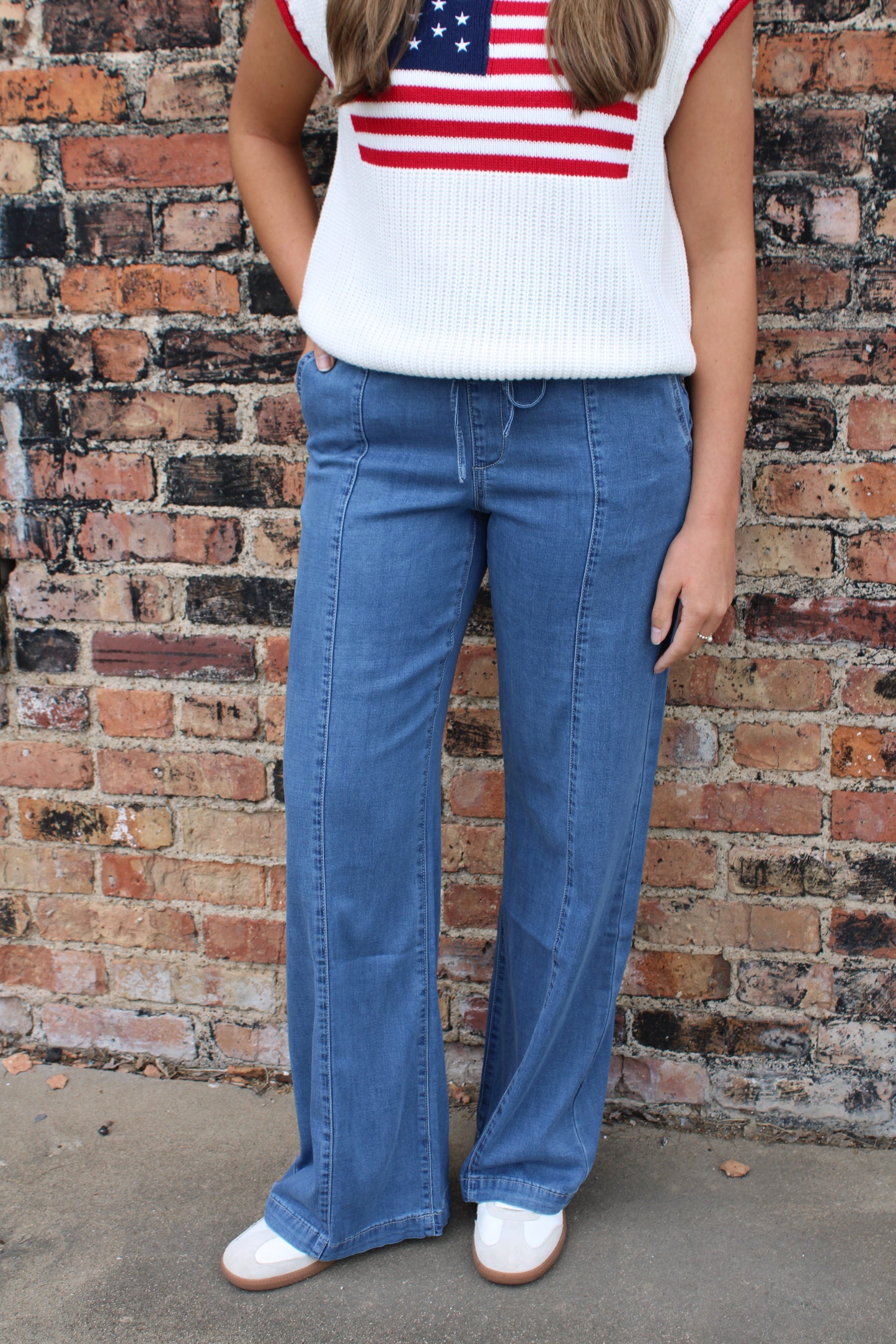 Navy Eyes-Mica Denim