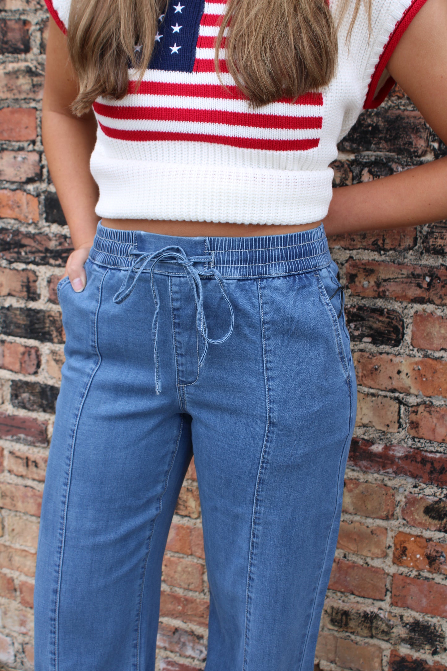 Navy Eyes-Mica Denim