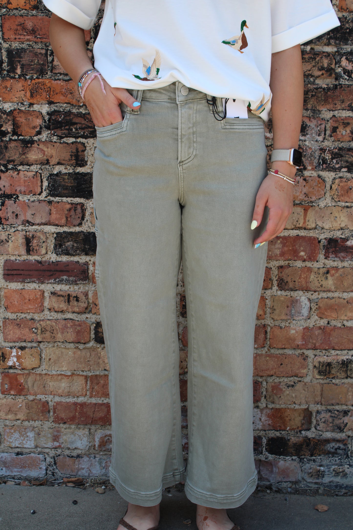 Summer Green-Mica Denim