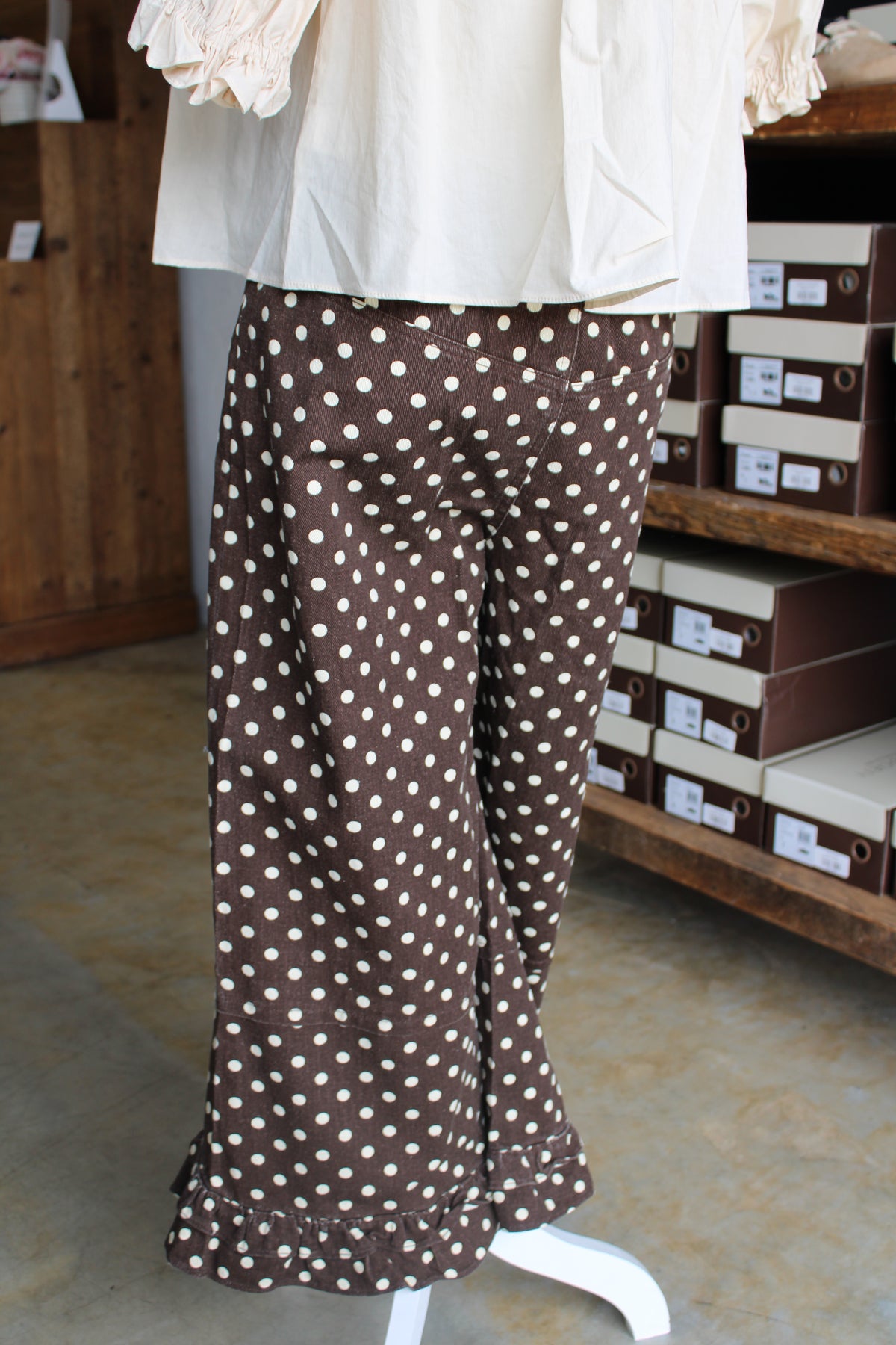 Brown Dot Pants