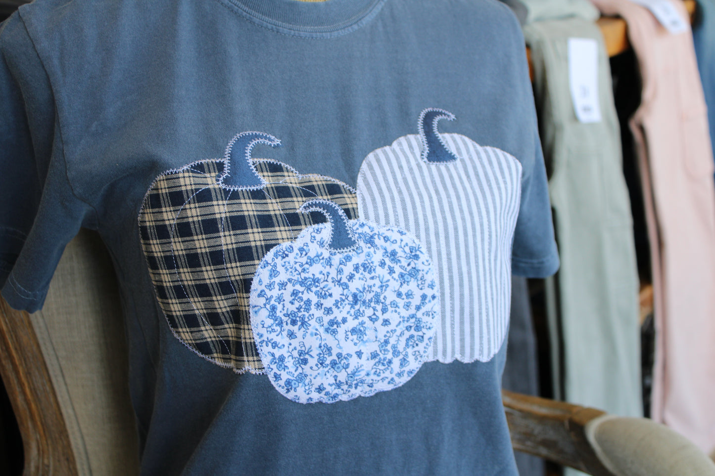 Blue Pumpkin Trio Tee