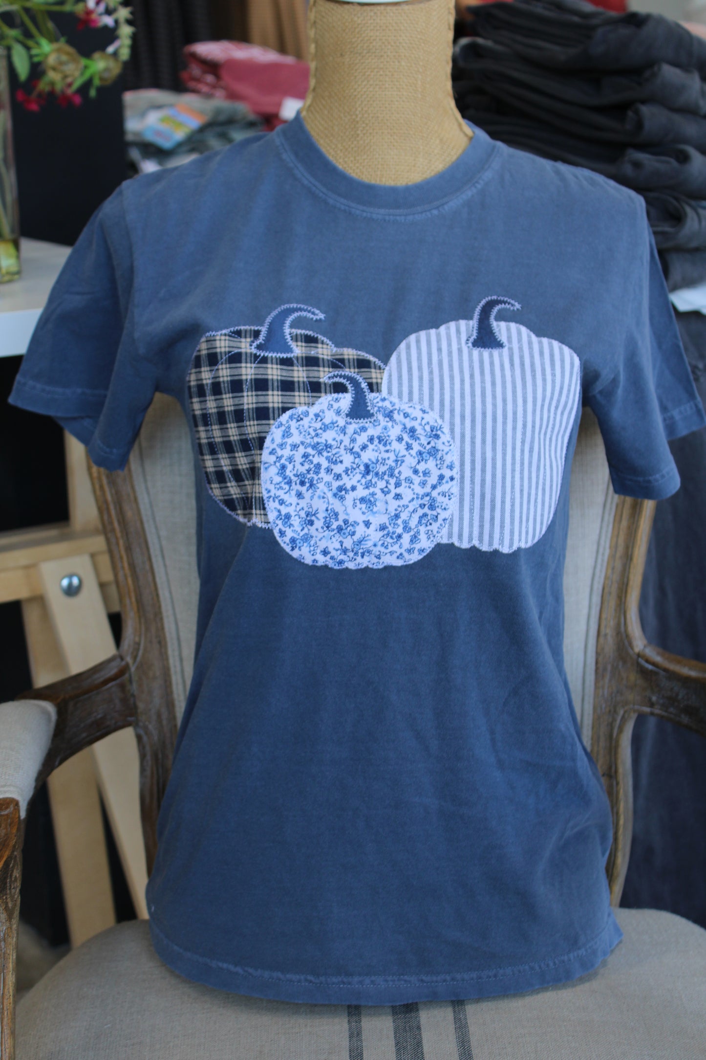 Blue Pumpkin Trio Tee