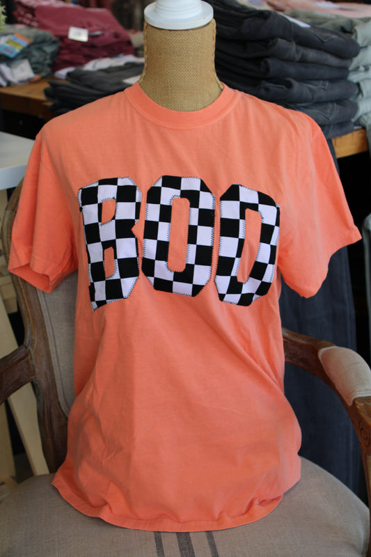 Boo Checkered Tee