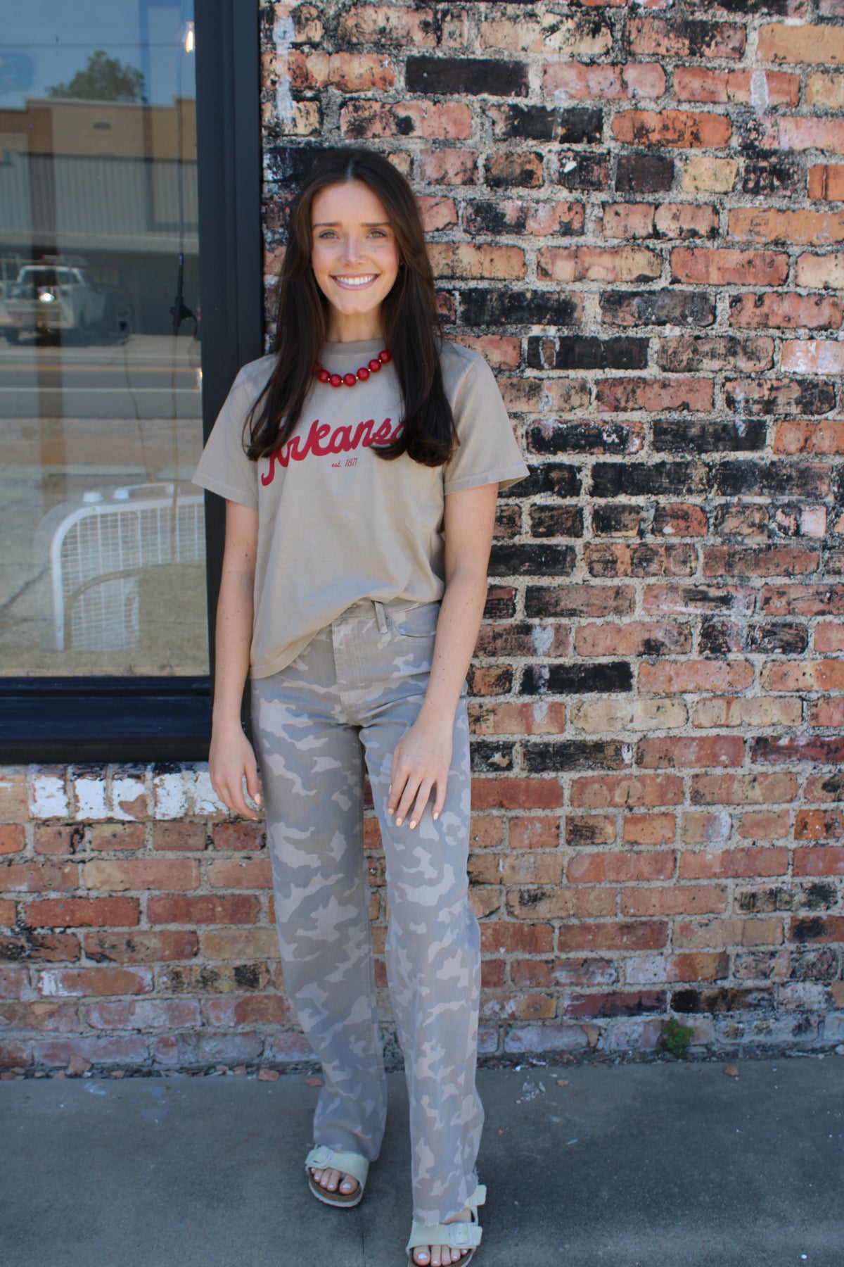 Logan Tan Camo Jeans