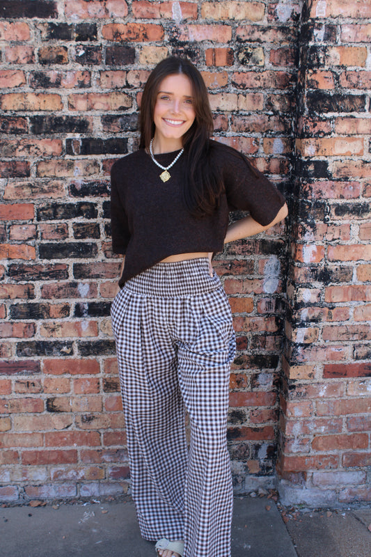 Gingham Pants