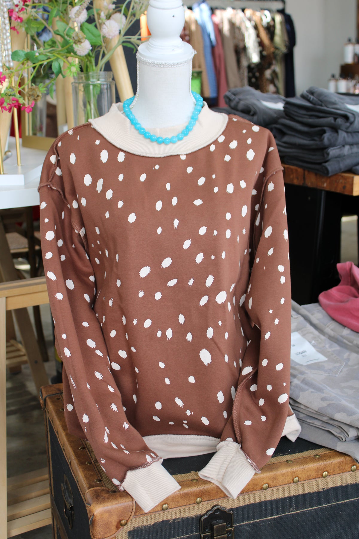 THANKFUL 2-Sided Mock-Neck