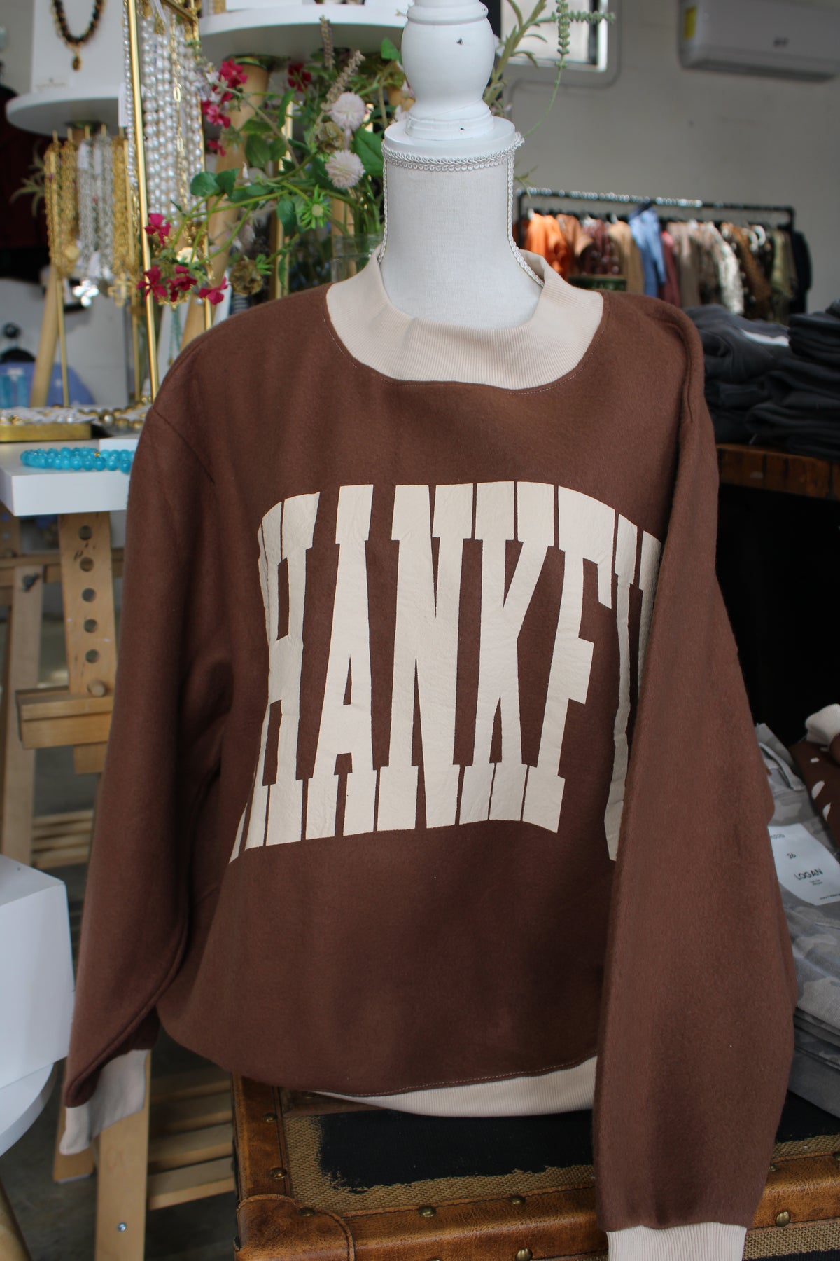THANKFUL 2-Sided Mock-Neck
