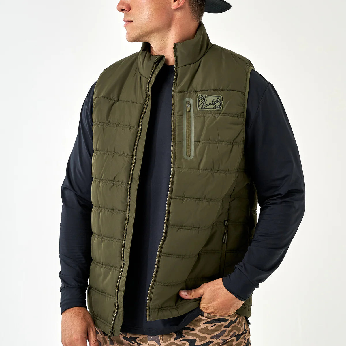 Puffer Vest - Mallard Green - Burlebo