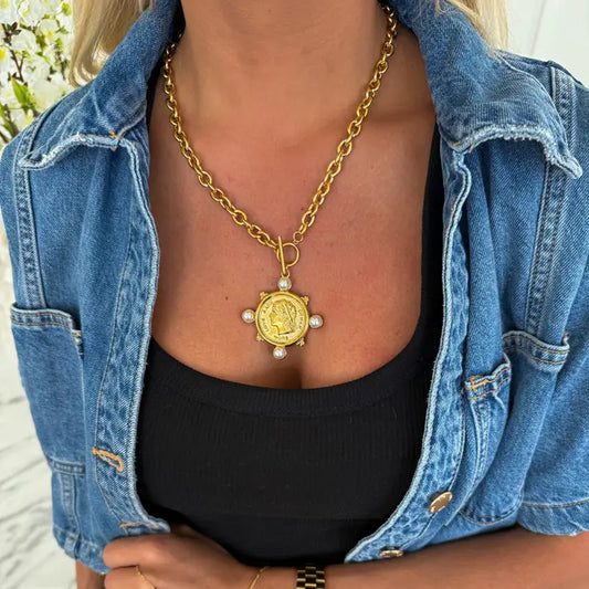 Pearl Coin Necklace CSP