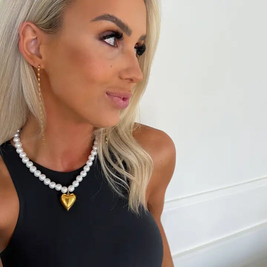 Pearl Heart Necklace CSP