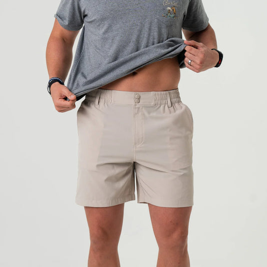 Everyday Shorts - Light Khaki 7in - Burlebo