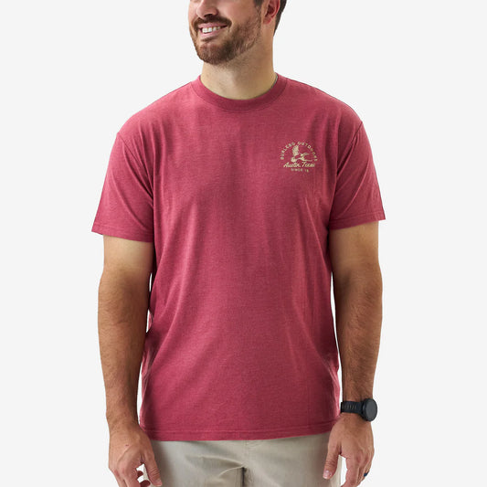 Classic Duck Tee - Heather Red - Burlebo