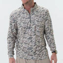 Performance Quarter Zip - Classic Deer Camo - Burlebo