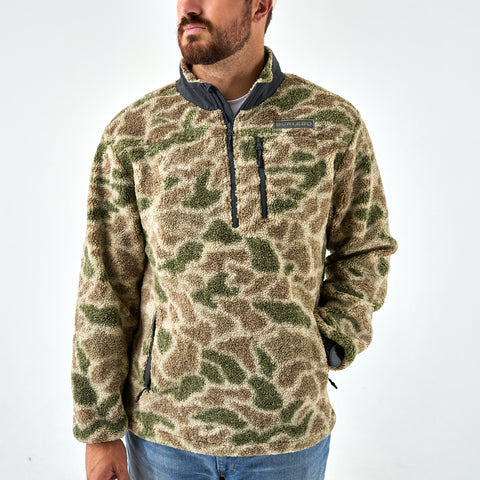 Sherpa - Quarter Zip - Alpine Camo - Burlebo