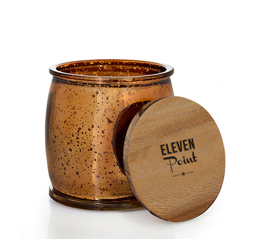Mercury Barrel Bronze Candle