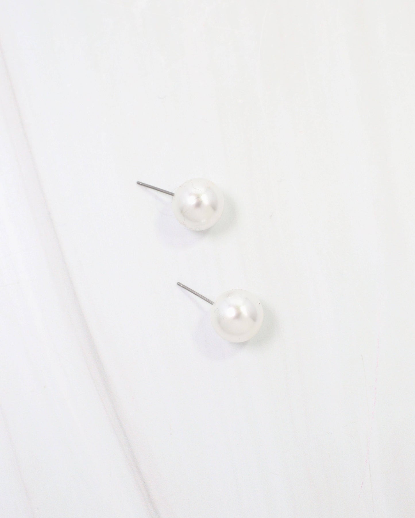 Greenwood Pearl Stud Earring Cream