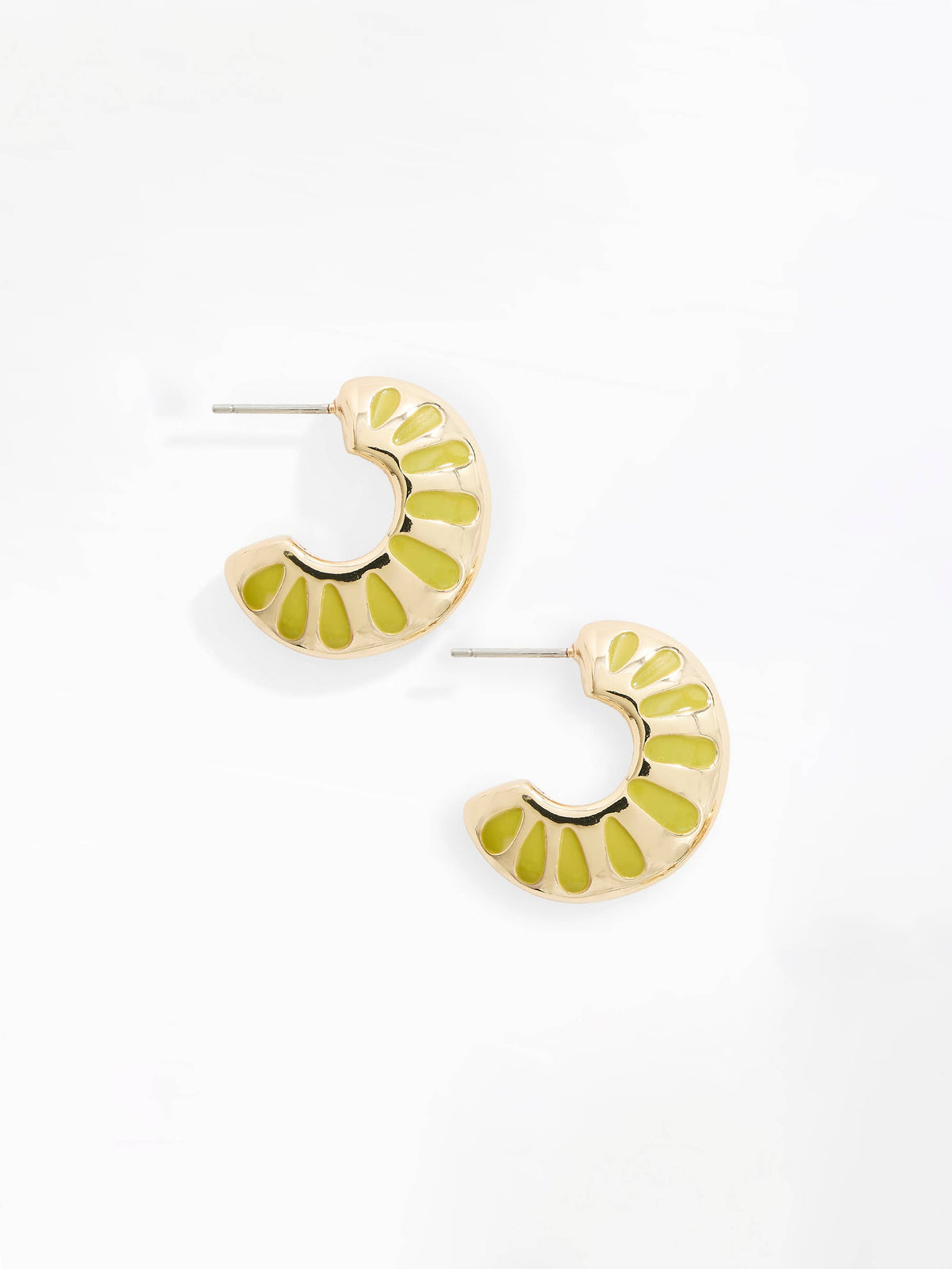 Romy Hoop Earrings | Olive