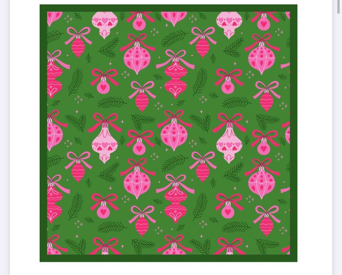 Printed Christmas Holiday Silky Scarfs