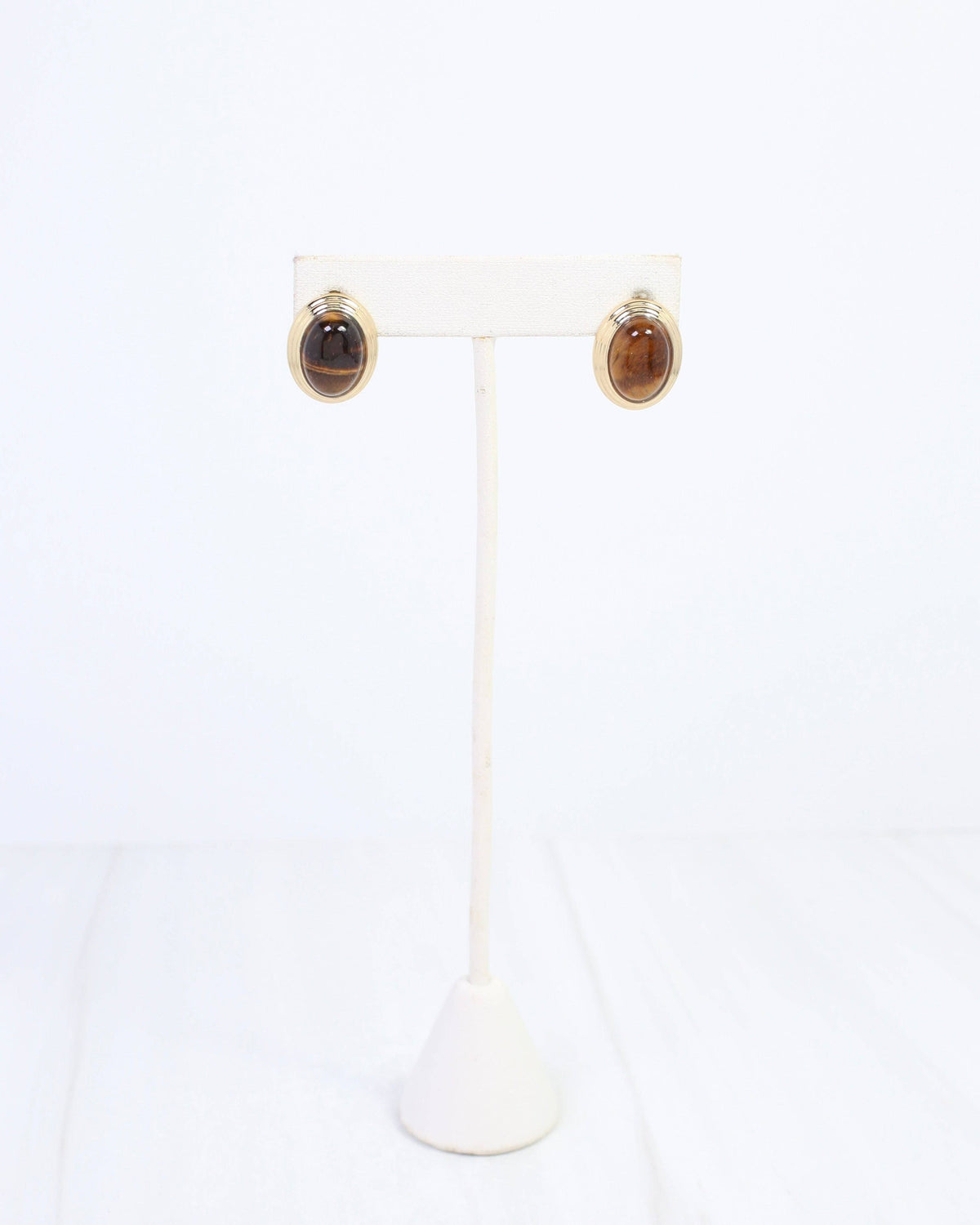 Lara Oval Stud Earring Tortoise
