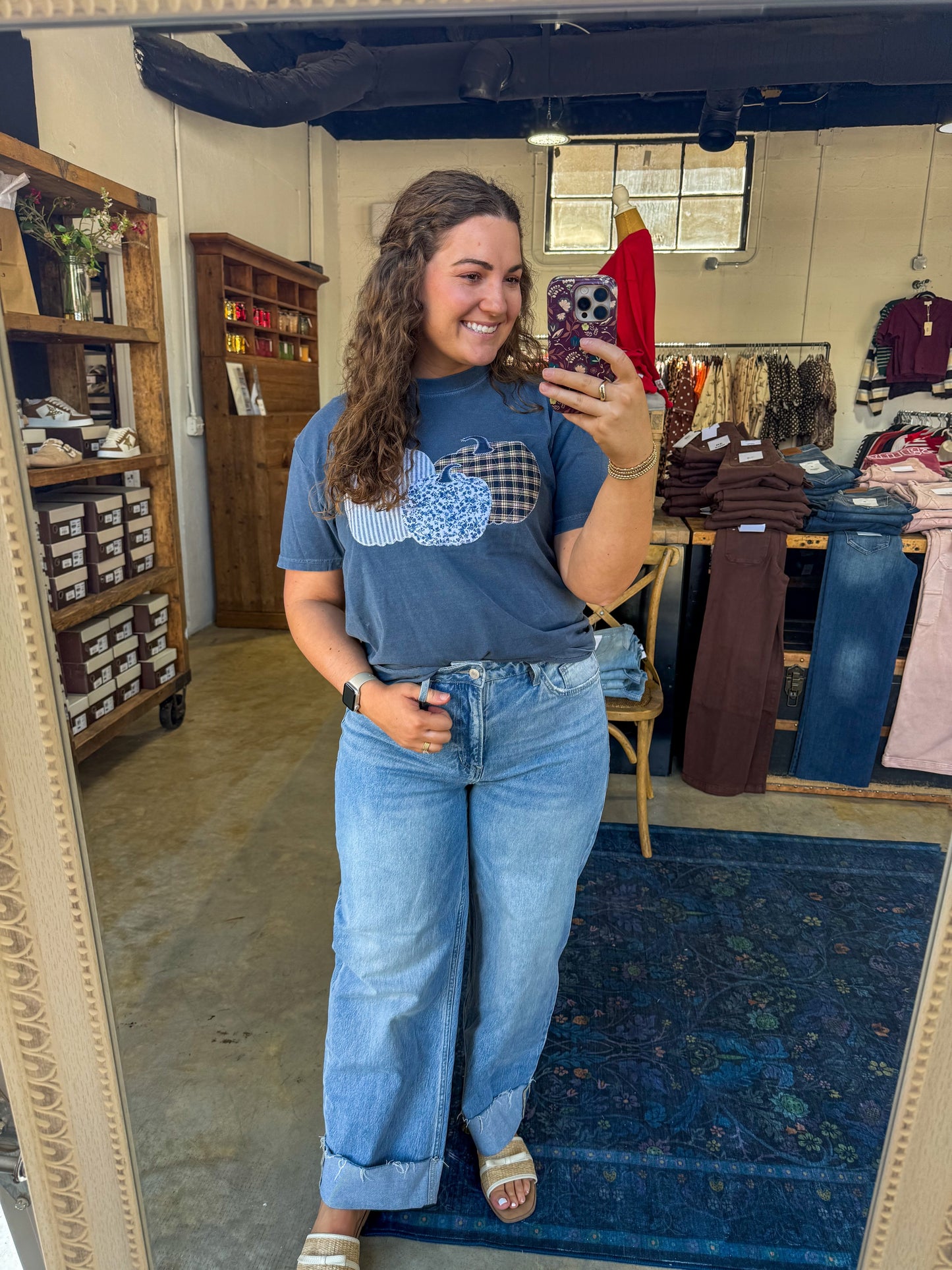 Blue Pumpkin Trio Tee